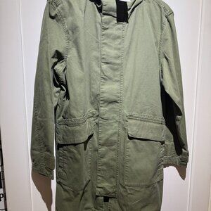 Primark Jacket 3/4 length Green XS Mens with Military look